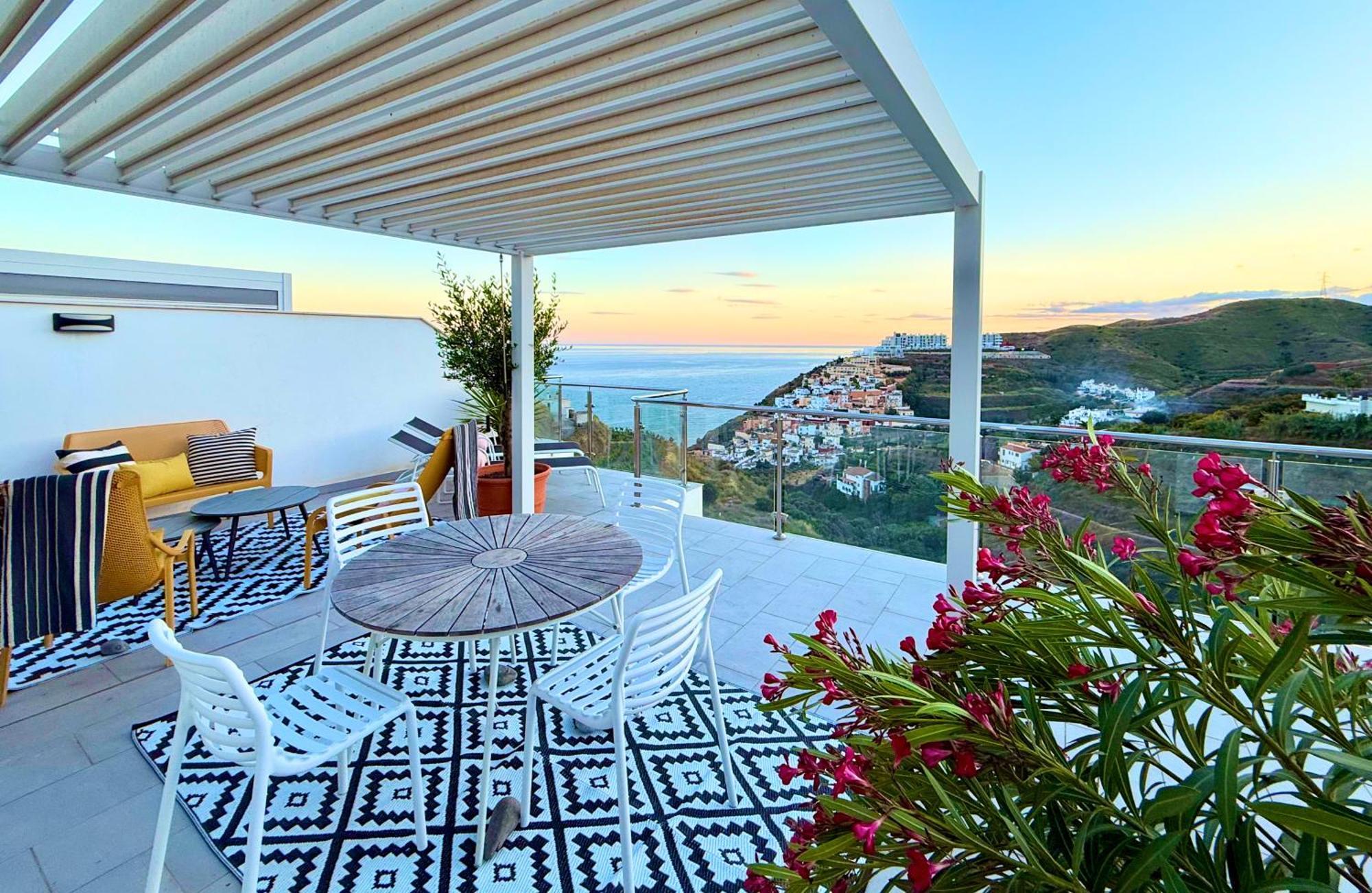 Penthouse Balcon Del Mar 121 Casasol Apartman Nerja Kültér fotó